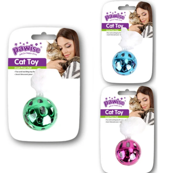 Pawise Metalik Top Kedi Oyuncağı ürün görseli