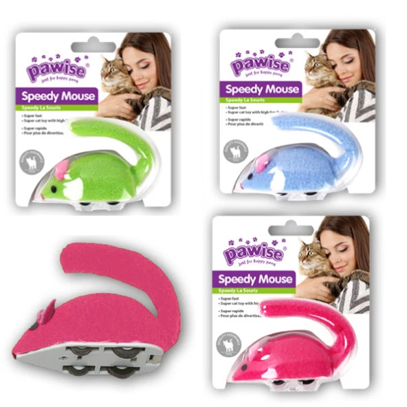 Pawise Kurmalı Peluş Fare Kedi Oyuncağı 9 cm ürün görseli