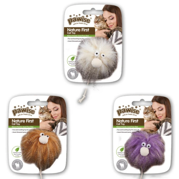 Pawise Catnipli Peluş Kedi Oyuncağı 7 cm ürün görseli