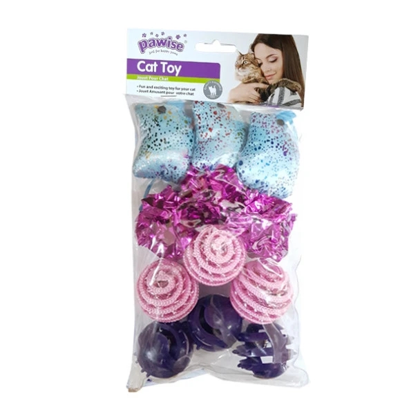 Pawise Karışık Kedi Oyuncağı 12 Adet Oyuncak ürün görseli