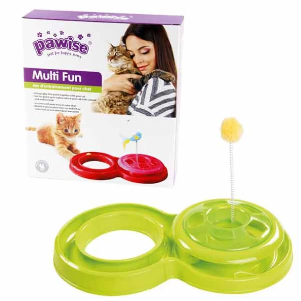 Pawise Plastik Parkur Oyuncak Great Fun Cat Toy ürün görseli