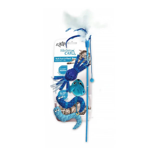 Afp Modern Cat - Peluş 5 Oyuncaklı Olta Mavi ürün görseli