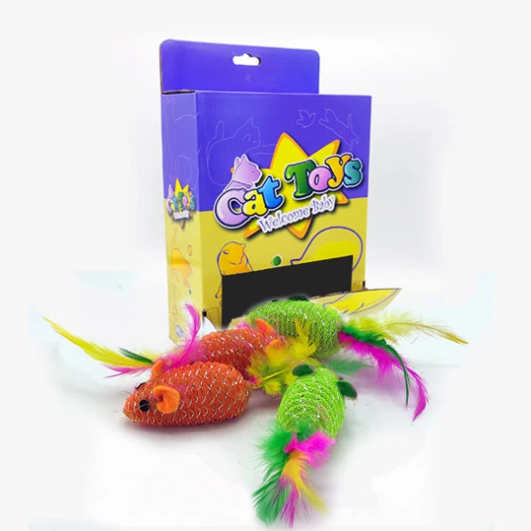 Fare Renkli Yumuşak 7 Cm (36 Lı Paket) ürün görseli