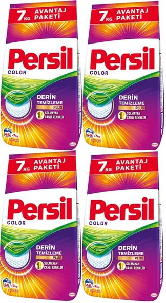 Persil Matik Toz Çamaşır Deterjanı 28KG Color/Renkli (184 Yıkama) (4PK*7KG)