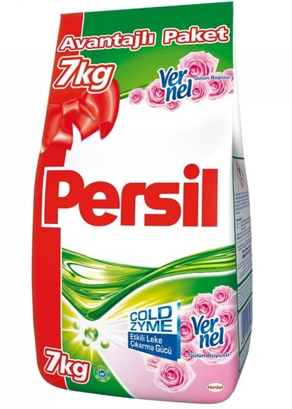 Persil Matik Toz Çamaşır Deterjanı 7+7:14KG Gülün Büyüsü Renkli Beyaz+Color/Renkli (92 Yıkama) - Resim 3
