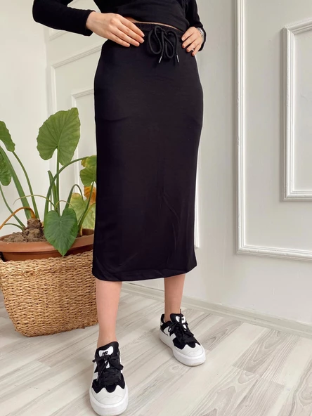 Kadın Alt Üst Takım Siyah - Resim 3