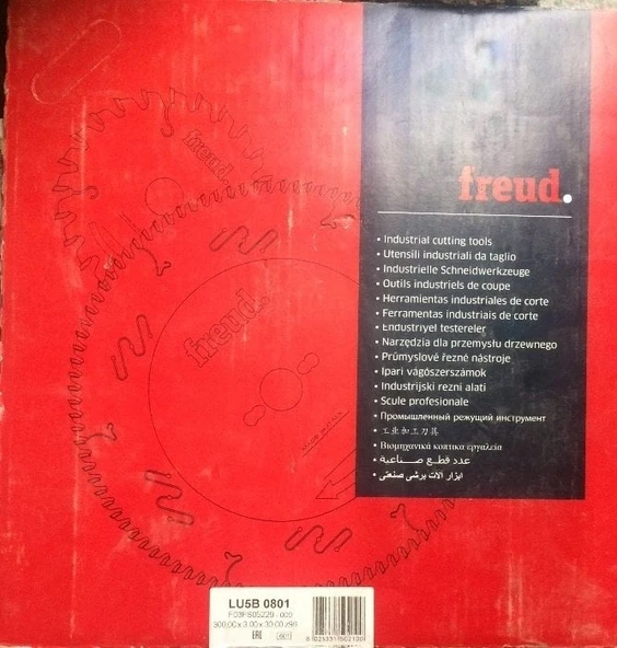 Freud 500 x 120 LU5C Aluminyum ve PVC Elmas Daire Testere - Resim 2