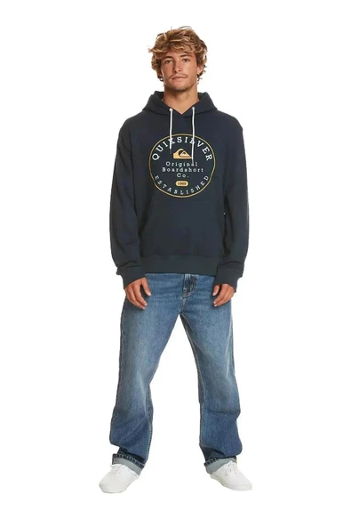 Quiksilver EQYSF03150 Circle Trim Hoodie Erkek Sweatshirt - 2