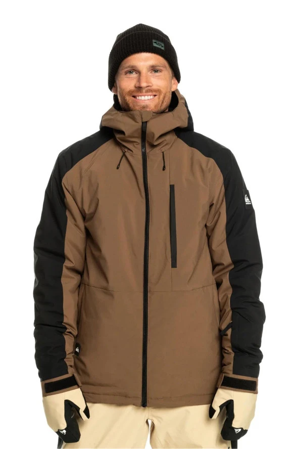 Quiksilver Mission Block Erkek Kahverengi Snowboard Montu