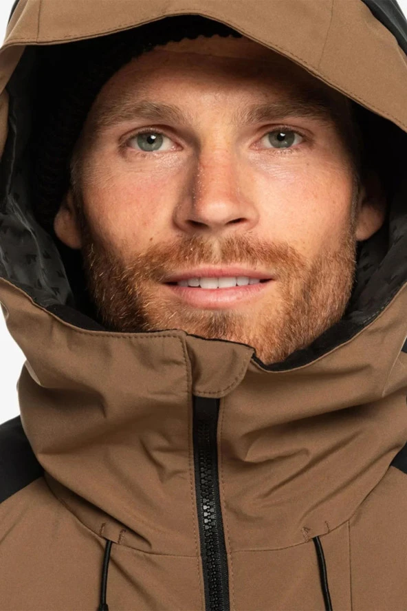 Quiksilver Mission Block Erkek Kahverengi Snowboard Montu - 5
