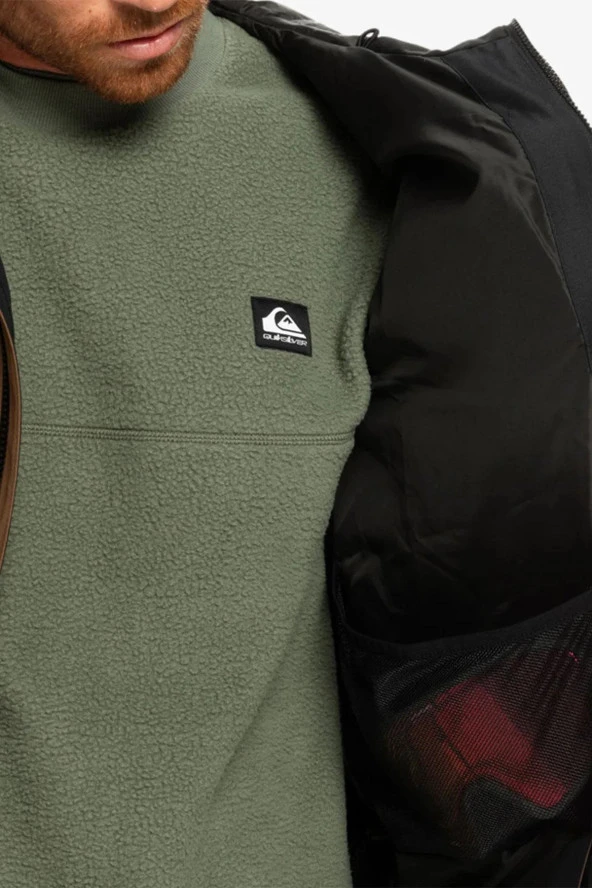 Quiksilver Mission Block Erkek Kahverengi Snowboard Montu - 6