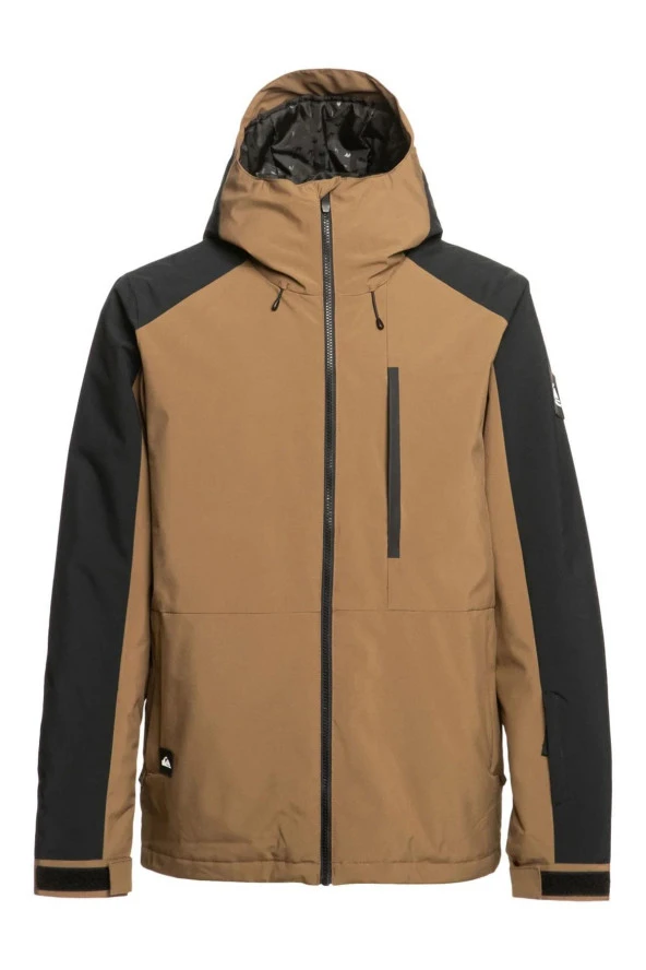 Quiksilver Mission Block Erkek Kahverengi Snowboard Montu - 12