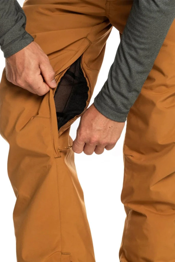 Quiksilver Estate Erkek Snowboard Hardal Pantolonu - 4