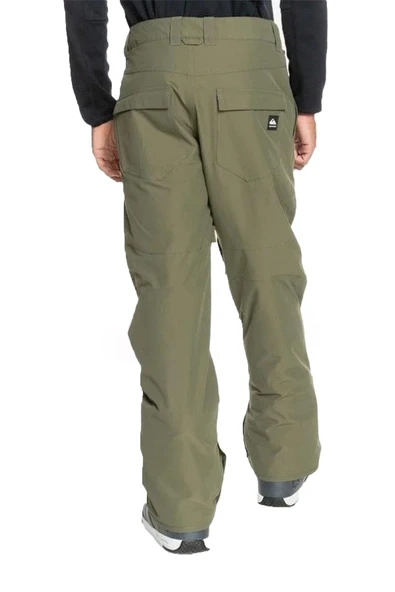 Quiksilver Estate Erkek Yeşil Snowboard Pantolonu - Resim 7