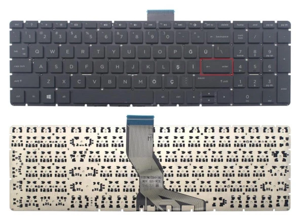 Hp 15s-EQ1041nt 2D8G0EA Notebook Klavyesi (Siyah TR) ürün görseli