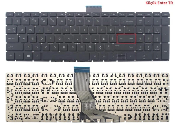 Hp 15s-FQ2034nt 2N2N5EA Notebook Klavyesi (Siyah TR) - 3