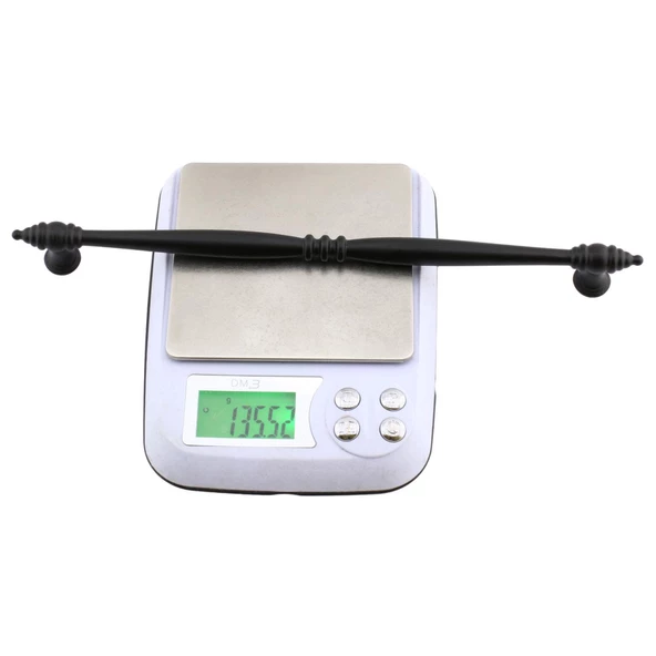 Petek Lüx Mutfak Mobilya Çekmece Dolabı Dolap Kulpu Kulbu Düz Metal Kulp Kulpu 224 Mm Siyah Kulpları - 5