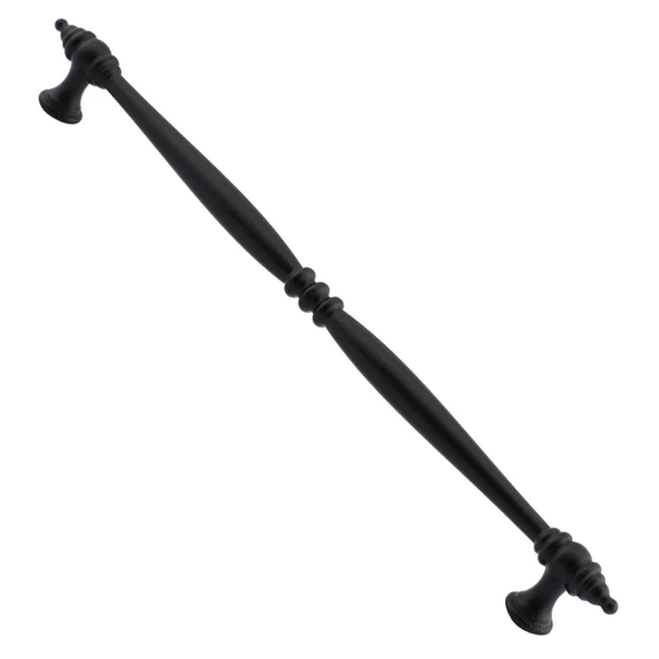 Petek Lüx Mutfak Mobilya Çekmece Dolabı Dolap Kulpu Kulbu Düz Metal Kulp Kulpu 224 Mm Siyah Kulpları - 7