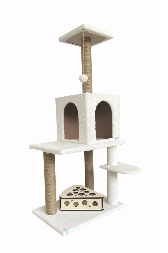 Kedi Tırmalama Evi Ve Kedi Oyun Evi - Resim 4