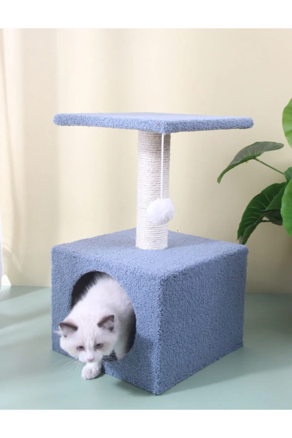 Stepli Yuvalı Kedi Tırmalaması Gri - Resim 2