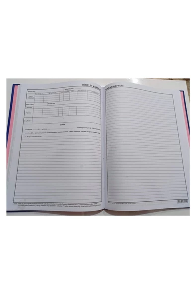 Kocaoluk Disiplin Kurulu Karar Defteri Cilt Kapak - 2