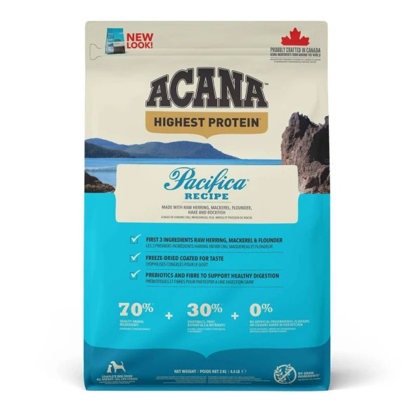 Acana Pacifica Balıklı Tahılsız Yetişkin Köpek Maması 2 Kg