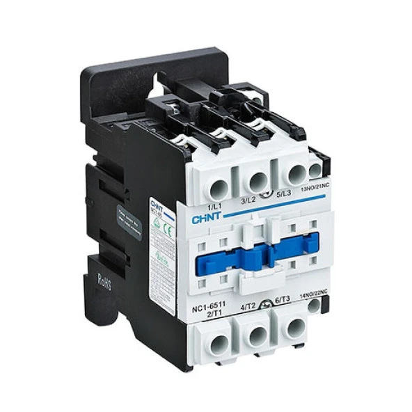 Chint 220V 30kW 65A AC3 Bobinli 3 Kutuplu Kontaktör 1NA+1NK