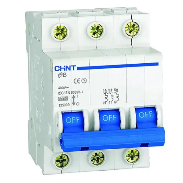 Chint Trifaze 3X32A B Tipi Otomatik Sigorta 4,5kA 186517