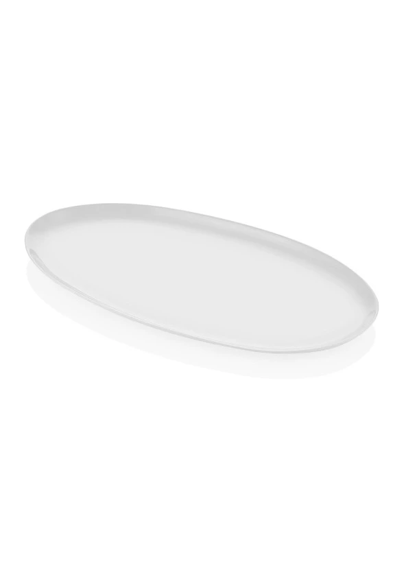 The Mia Cotta Limoges Oval Servis Beyaz 43x22 cm