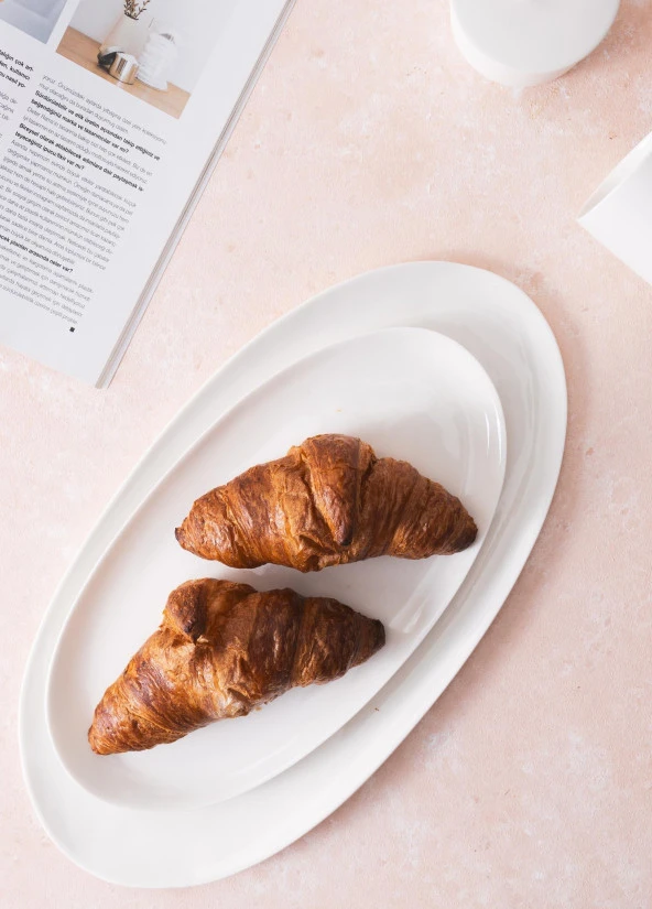 The Mia Cotta Limoges Oval Servis Beyaz 43x22 cm - 4