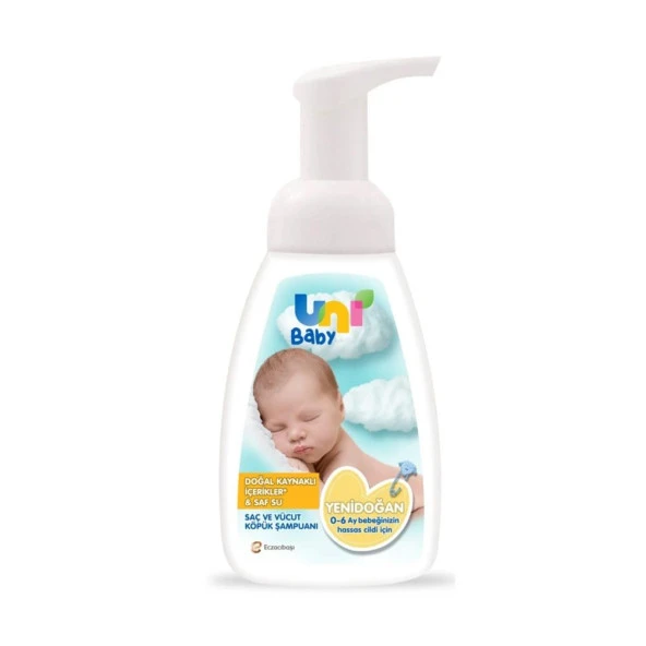 Uni Baby Yenidoğan Köpük Şampuan 200ML