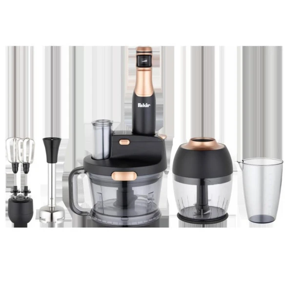 Fakir Speed Multi Blender Seti Black & Copper
