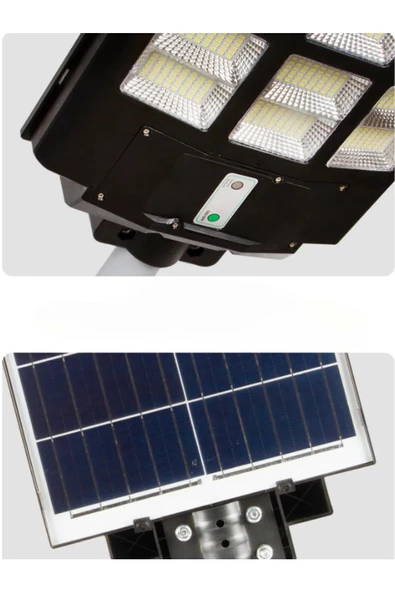 600 Watt Kanatlı Solar Güneş Enerjili Led Bahçe Dekor Aydınlatması Sokak Lambası - 4