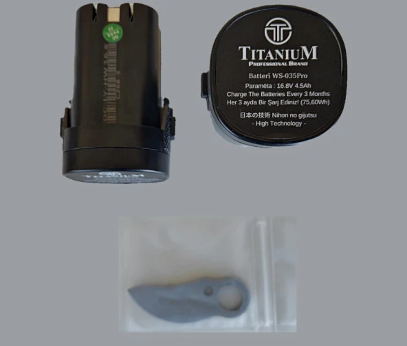 Titanium WS035 PRO 35mm 2 Akülü Budama Makası - 4