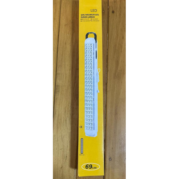 ŞARJ EDİLEBİLİR 69 LED ACİL DURUM LAMBASI IŞILDAK - 3