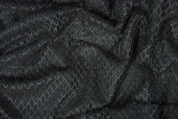 BÜYÜK BAKLAVA MODEL SİYAH RENK TEK KANAT Pileli Fon Perde 75*260 cm - Resim 7