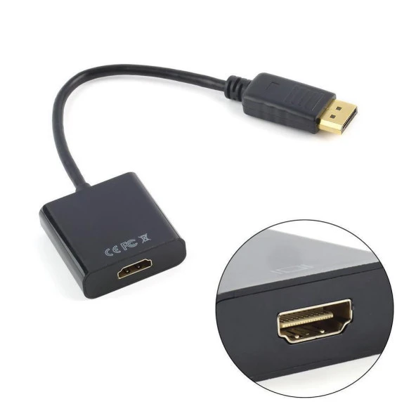 Displayport To Hdmi Çevirici Dönüştürücü Adaptör - Resim 4