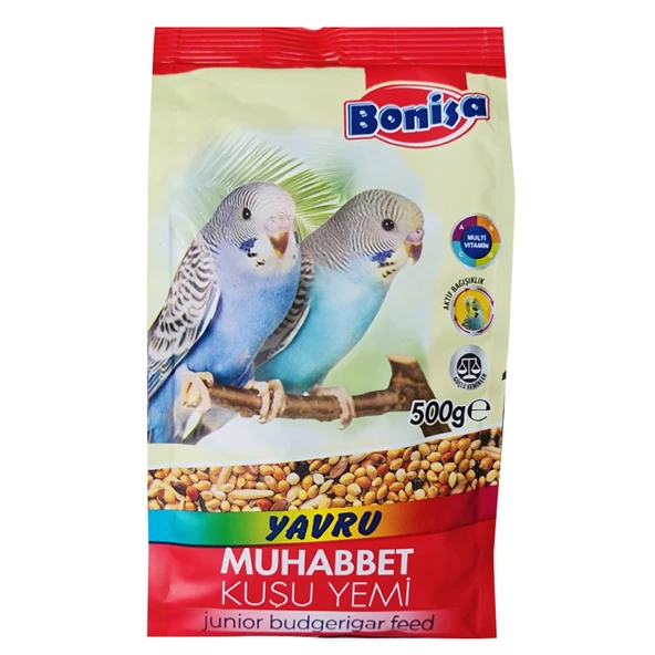 Bonisa Yavru Muhabbet Kuş Yemi 500 Gr