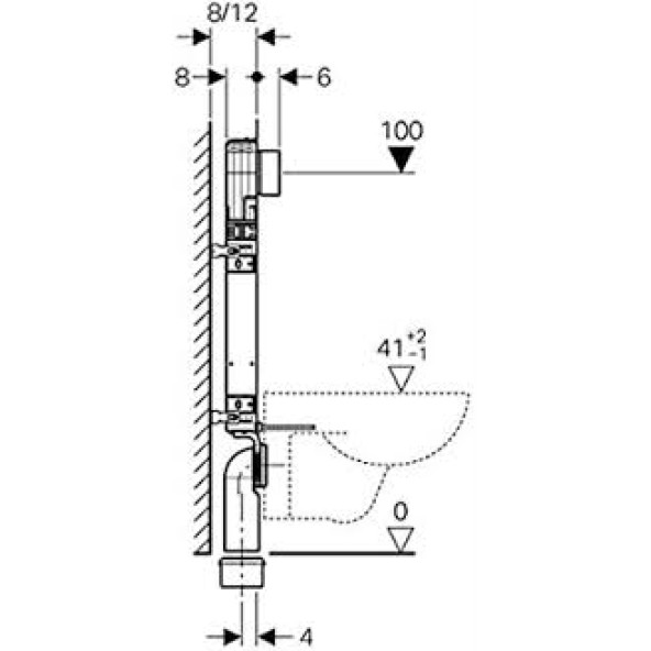 Geberit Alpha Gömme Rezervuar Seti - 2