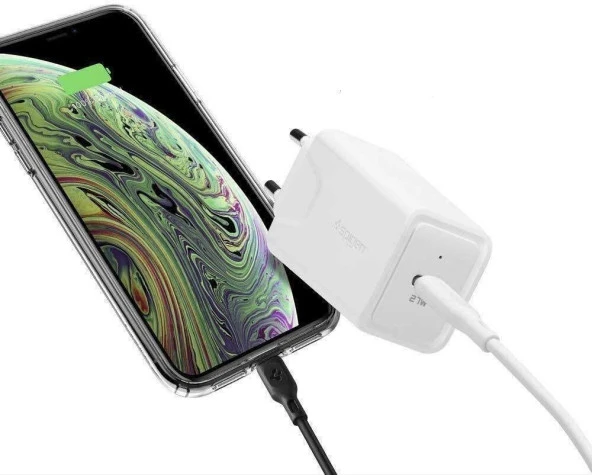 Spigen SteadiBoost 27W Hızlı Şarj Cihazı USB-C PD - 5