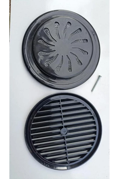 WUVERA SİYAH AÇ-KAPA KAPAKLI CAM/BALKON MENFEZİ (YENİ) KAPAKLISİYAHMENFEZ - 4