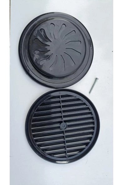 WUVERA SİYAH AÇ-KAPA KAPAKLI CAM/BALKON MENFEZİ (YENİ) KAPAKLISİYAHMENFEZ - 2