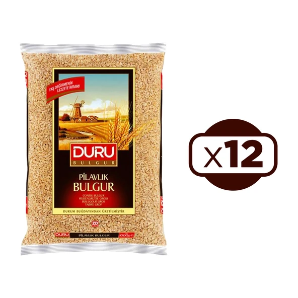Duru Pilavlık Bulgur 1 kg x 12 Adet - 2