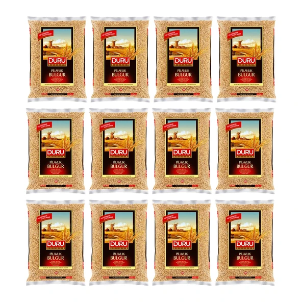 Duru Pilavlık Bulgur 1 kg x 12 Adet - 1