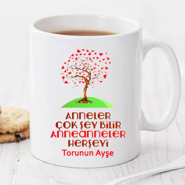 Anneler Çok Şey Bilir Kişiye Özel Kupa Pi74