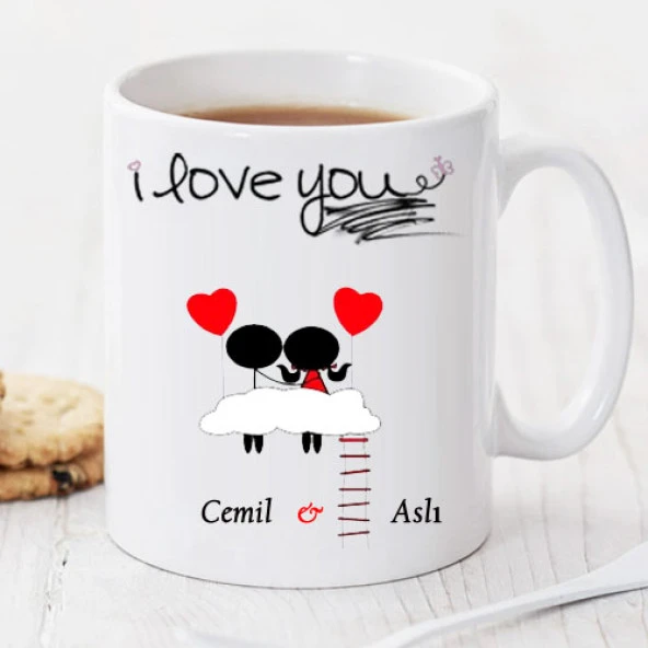 I Love You Kişiye Özel Kupa Pi165