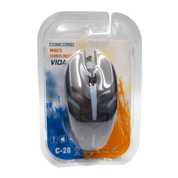 Concord C-28 Kablolu Optik Mouse