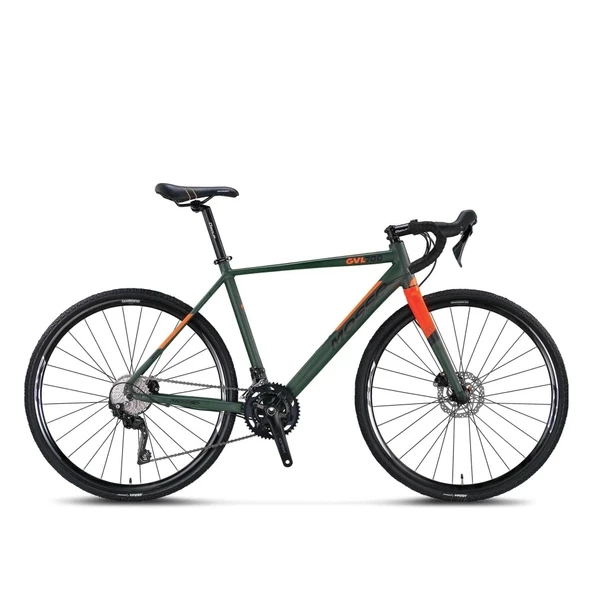 Mosso GVL700-GRX400 50 Cm Gravel Bisiklet Haki/Turuncu