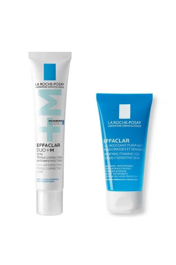 Effaclar Duo+ M Yüz Bakım Kremi 40 ml + Effaclar 50 ml Jel