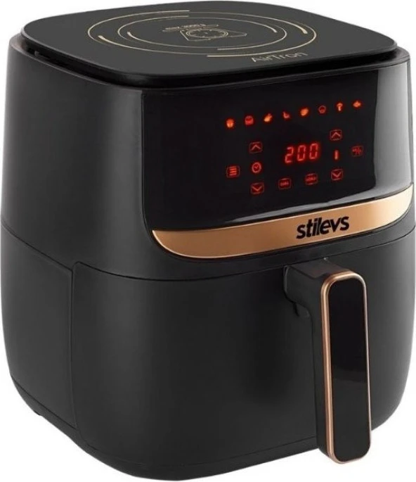 Stilevs Airtron Terazili Sıcak Hava Fritözü Siyah - AF-600 - 2